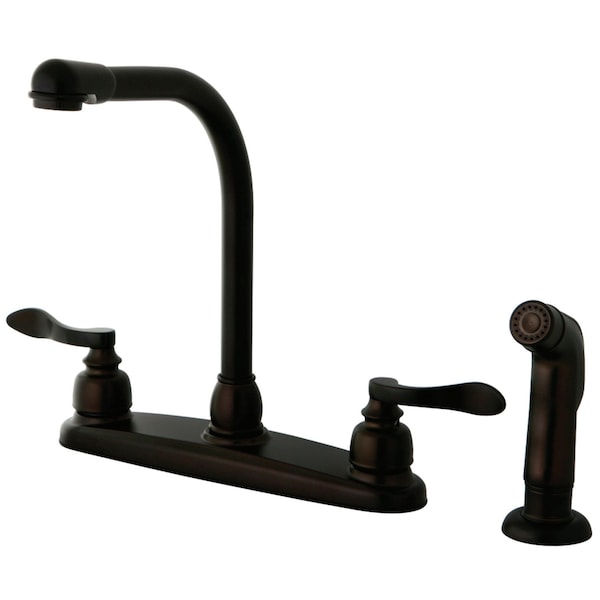 KB8755NFLSP NuWave French Centerset Kitchen Faucet, Oil Rubbed Bronze